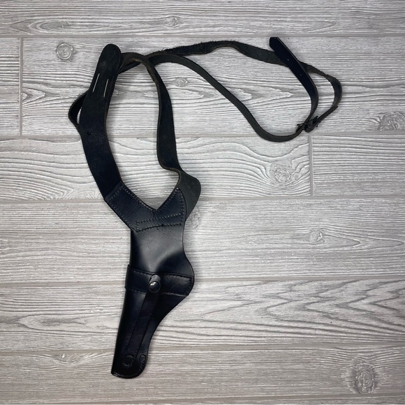 Leather shoulder holster accessories tactical gear - Picture 3 of 5